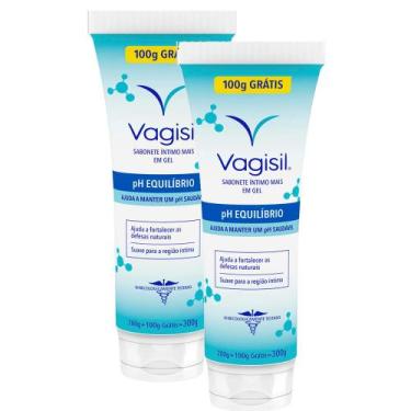 Imagem de Kit 2 Sabonete Íntimo em Gel Vagisil Prevent Plus 200g e Ganhe 100g