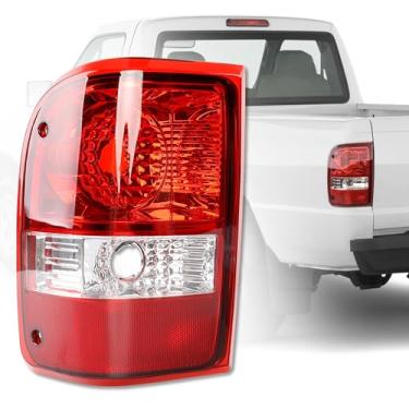Imagem de Luz traseira compatível com Ford Ranger 2006-2011 - Lâmpada traseira substitui FO2818121 | 6L5Z 13405 AA - Luz traseira traseira esquerda do lado do motorista (sem arnês de lâmpada)