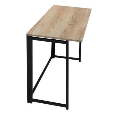Imagem de Escrivaninha Mesa Dobrável De Estudos Trabalho Mesinha Multiuso Para N