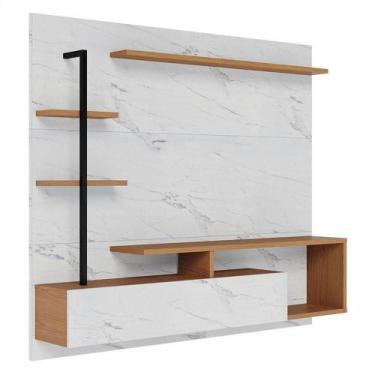 Imagem de Home Suspenso Maragogi Calacatta Freijó Branco Neve  Colibri - COLIBRI