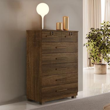 Imagem de Cômoda 7 Gavetas com Pés Barcelona Benetil