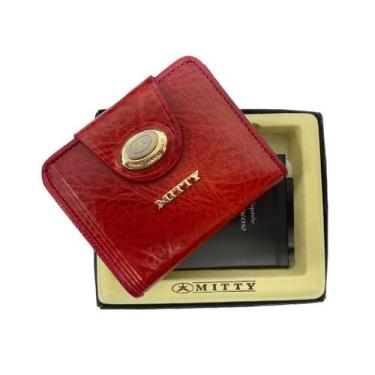 Imagem de Carteira Feminina Mitty Couro 100% Legitimo Tamanho Grande