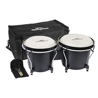 Imagem de Comfecto Conjunto De Bongô Para Adultos, Crianças, Iniciantes E Profissionais, Embalagem Atualizada, Instrumentos Percussão Afináveis 6 7 Polegadas, Peles Naturais Animais, Conchas Nogueira, Madeira