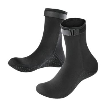 Imagem de Generic Meias de mergulho de neoprene de 3 mm, meias flexíveis para roupa de mergulho, para adultos, para natação, esportes aquáticos, botas aquáticas para, 43 45