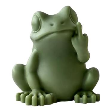 Imagem de Vela cilíndrica de sapo e molde de resina - moldes de silicone de fundição de resina para decoração de casa e molde espiral ondulado para fazer velas