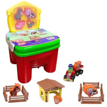 Imagem de Brinkadeira Fazendinha Dismat 20 Multicoloridas MK312