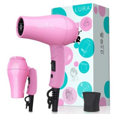 Imagem de Secador de cabelo LURA Portable Travel 1200W Dupla Voltagem 125/250V
