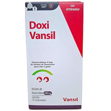 Imagem de Antimicrobiano Doxiciclina Doxi Vansil 200mg Cães e Gatos