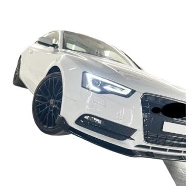 Imagem de Kit de proteção para para-choque dianteiro, difusor de lábios, spoiler, compatível com A5 B8 2012-2016 (não para o modelo A5 S5 S-LINE RS5)(Matte Black)