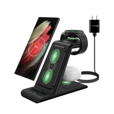Imagem de Estação de carregamento sem fio EloBeth para Galaxy Watch & Buds