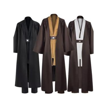 Imagem de Fantasia Cosplay Fantasia Anakin Masculina Adulta Masculina Túnica com