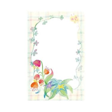 Imagem de Blocos De Notas M5 Estilo Coreano Com 20 Folhas, Papel Decorativo Flor