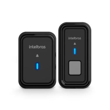 Imagem de Campainha Sem Fio Intelbras CIB 101 Bateria 100m S/barreiras, Preto