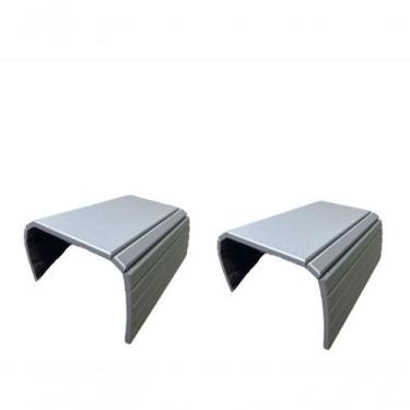 Imagem de Kit 02un Esteiras Reta Flexível Para Braço Sofá Cinza - MA SORPREZO