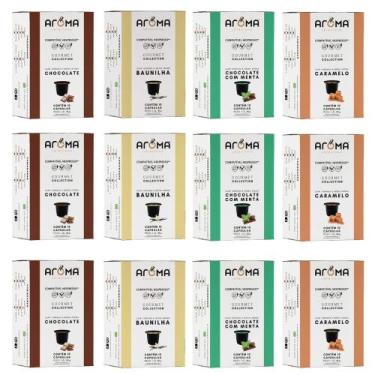 Imagem de 120 Cápsulas Café Aromatizados Aroma Selecione Escolha Sabores - Cápsu