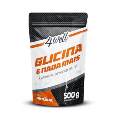 Imagem de Glicina em pó 4well 500g Sabor Natural