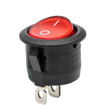 Imagem de 2Pcs 2Pin Adapts Power Switch or Light Switch for Kids car Toys,ON-Off Replacement Power Button for Ride on car Start Switch Button