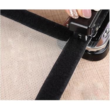 Imagem de Telas Mosquiteiras Para Janelas, Rede De Janela Autoadesiva Diy, Janela De Mosquiteiro, Malha De Janela Para Gatos, Rede Mosquiteira Sem Perfuração, Fáci, White Mesh Black Frame, 120x180cm