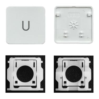 Imagem de GRMTRV Dobradiça individual de substituição para teclado Magic A2438 A2439 A2449 A2450 A3118 A3203 2021-2024 Ano (U)