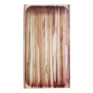 Imagem de Gamela Grande Tramontina Madeira Teca acabamento em óleo mineral 580X3