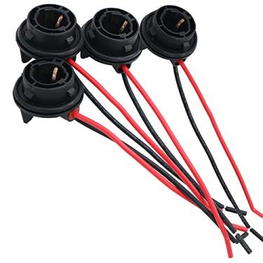 Imagem de YSY 1156 PY21W BAU15S soquetes para freio automotivo/seta/lâmpadas traseiras adaptadores de base conector de fio (4 peças)