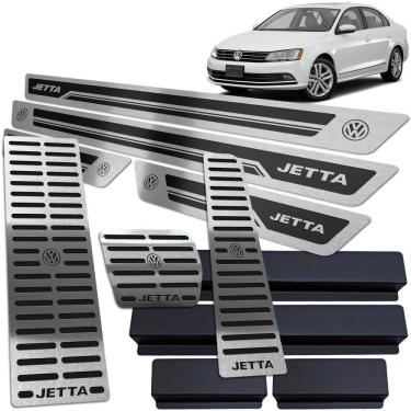 Imagem de Descanso Pedaleira Auto. Soleira Jetta 2011 a 2018  Preto AR