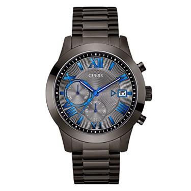 Imagem de GUESS Relógio de Aço Inoxidável de 45 mm, Gunmetal, NS, ATLAS