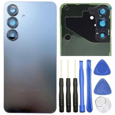 Imagem de Ubrokeifixit Galaxy S25 S931U 6.2 Capa de vidro traseira traseira de substituição para Samsung Galaxy S25 SM-S931U S931W S931U1 S931N S931E 6,2 polegadas 2025, com lente de câmera (S25 6.2-Silver