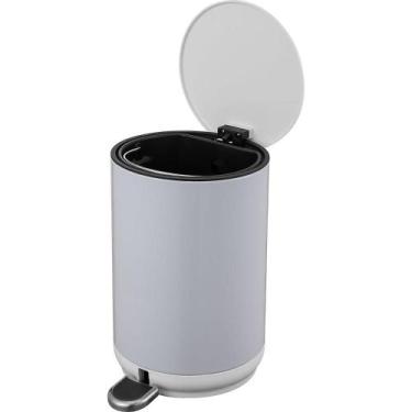 Imagem de Lixeira com Pedal 5 Litros Azul Just Home Collection