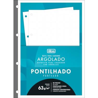 Imagem de Tilibra - Caderno Universitário Tiliflex Acad Pont 80, Multicor