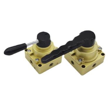 Imagem de Válvula pneumática de giro manual, válvula de controle de cilindro, válvula reversível, peças pneumáticas DWBPGVUN(HV2002D)