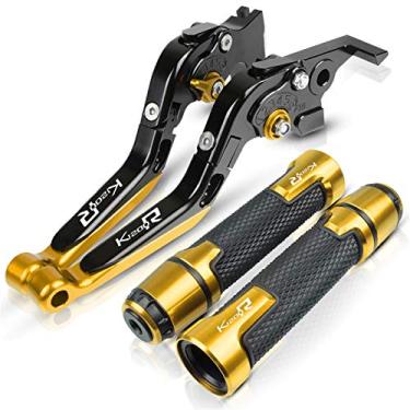 Imagem de Para BMW K1200R Sport 2006 2007 2008 Acessórios de motocicleta Punhos Barra de mão Alavanca de embreagem de freio dobrável Alavanca de embreagem de freio de motocicleta (Cor: 8)