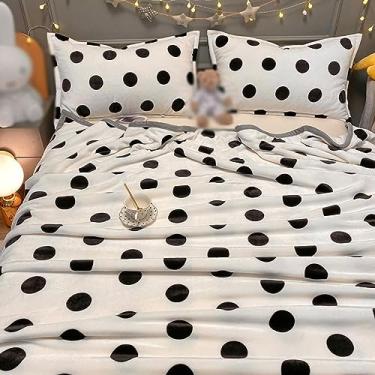 Imagem de Cobertor, solteiro, quente, microfibra, cobertor de colo, elegante, semi-duplo, cobertor de pele, macio (cor 1, 200 * 230 cm)