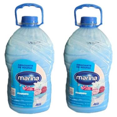 Imagem de Amaciante de Roupas Marina Conforto - Kit com 02 galões de 5lts