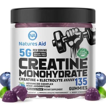 Imagem de Suplemento Natures Aid Creatina Monohidratada Gummies 135 ct