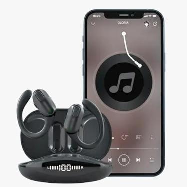 Imagem de Fone de Ouvido Bluetooth XT80 5.3 Headphone In-ear Sem Fio Fone Para Academia e Corridas, com Cancelamento de Ruído com microfone Integrado 60h+ Bateria PREMIUM (Preto)
