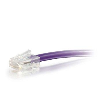 Imagem de C2G 04213 Cabo Cat6 - Cabo de rede Ethernet não blindado não encaixado, roxo (3 pés, 0,91 metros)