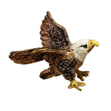 Imagem de Brinquedo de pelúcia Soaring Eagle Doll, 30 cm de pelúcia, pássaro de desenho animado