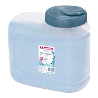 Imagem de Porta Sabão em Pó com Dosador, Recipiente Plástico, 2,3L Capacidade, Sistema Inovador Econômico, Dimensões 18x8x8cm