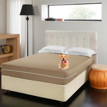 Imagem de Capa de Colchão Casal Queen Malha Gel Com Zíper Várias Cores - BOB SHO