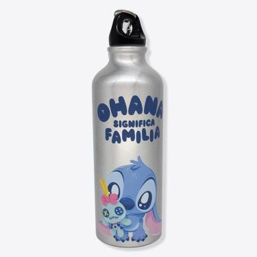 Imagem de Garrafa De Aluminio 500 Ml C/ Mosquetao Stitch Z.Criativa