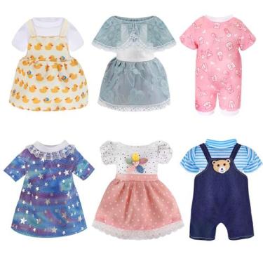 Imagem de Conjunto de roupas para bonecas YAYYAY Alive Girl de 12 polegadas com 