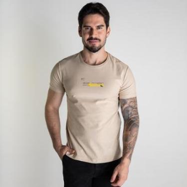 Imagem de Camiseta Acostamento New Trade And Mark Bege-Masculino