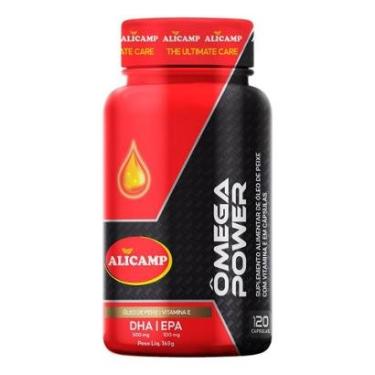 Imagem de ÔMEGA POWER ALICAMP 120 CAPS COM VITAMINA E-Unissex