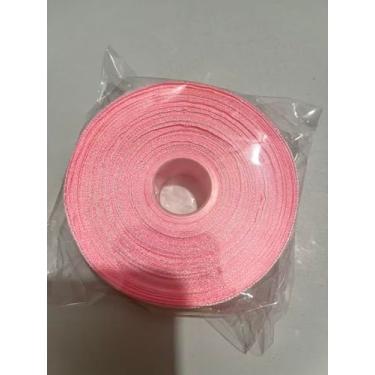 Imagem de ZHIAXTON Fita rosa de 2,5 cm, fita de cetim rosa de face única de 60 metros para embrulho de presente, buquê de flores, laços feitos à mão, guirlanda de rosas Lei, decoração de casamento para chá de