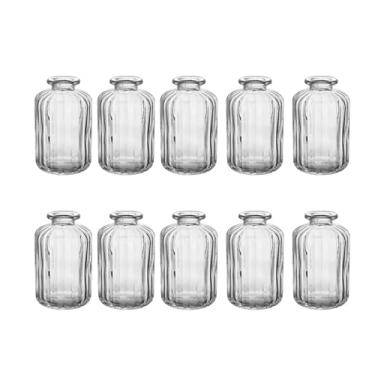 Imagem de Kit 10 Vasos Decorativo em Vidro Jarrinho Flores Solitário Mesa Posta