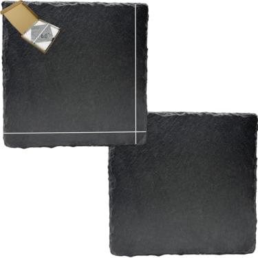 Imagem de Plataforma de frade para répteis, 2 peças, 15 cm x 15 cm, placa de rocha de tartaruga, plataforma de alimentação de ardósia, tigela de descanso de rocha, terraço para lagarto camaleão, dragão barbudo,