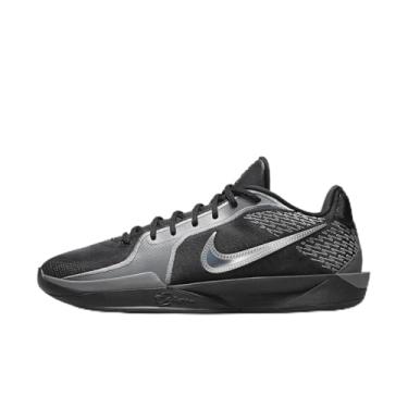 Imagem de Nike Sabrina 2 Tênis de basquete unissex, Preto/prata metálica, 10.5 Women/9 Men