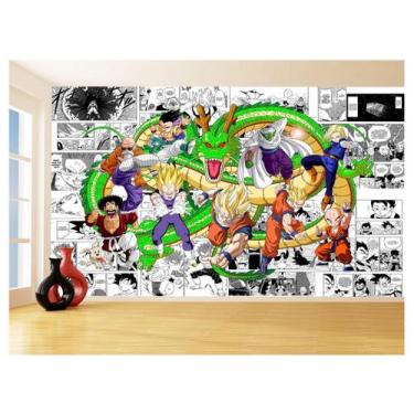 Imagem de Papel De Parede Dragon Ball Goku Vegeta Anime 3,5M Dbz216 - Você Decor