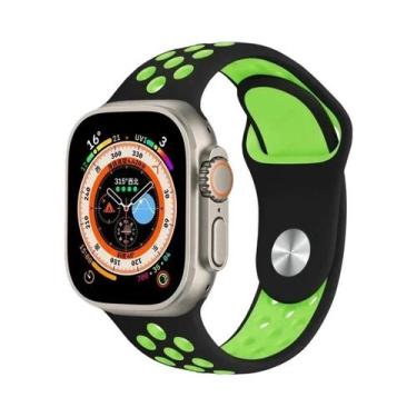 Imagem de Pulseiras De Silicone Esportivas De 42mm E 46mm Para Apple Watch Serie